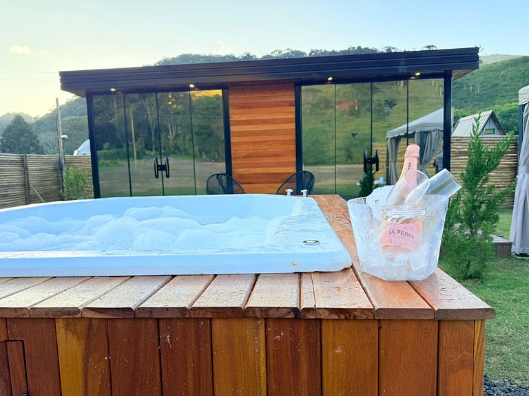 Chalé com hidromassagem grande em Visconde de Mauá